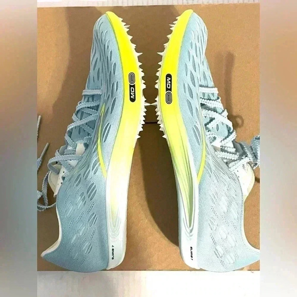 Brooks ELMN8 M8 W9.5 Unisex Running Shoe Blue Glow/Nightlife/Red (1000431D467) - Picture 11 of 16